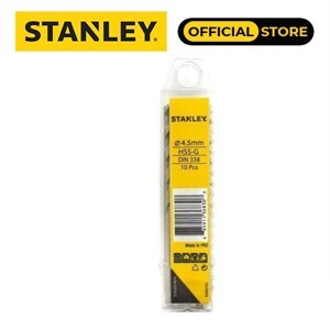 Hộp 10 mũi khoan sắt 4.5mm Stanley STA50059B10