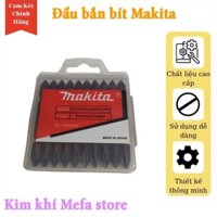 (Hộp 10 mũi) Mũi bắn vít Makita PH2 - Đầu bắn vít nam châm, đầu bake