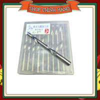 Hộp 10 mũi xoắn 1 me dao cắt xoắn 1 me 6mm dài 80mm phần làm việc 52mm sử dụng cắt cnc gỗ, ván công nghiệp vật liệu cnc
