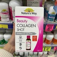 HỘP 10 ỐNG COLLAGEN TƯƠI CAO CẤP Nature Way Beauty Collagen Shot - COLAGEN NƯỚC Nature's Way ÚC - trangpink2020