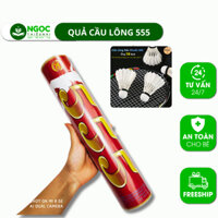 [Hộp 10 quả] Quả Cầu Lông 555 hộp đỏ, Quả Cầu Lông Tập Luyện, Thi Đấu Giá Rẻ