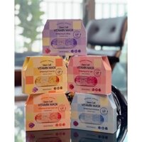 Hộp 10 Túi Mặt Nạ  Giấy  Banobagi Anti Wrinkle Whitening Vita Genic Mask Hàn Quốc