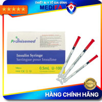 [HỘP 100] Bơm tiêm tiểu đường Promisemed U100 - Kim tiêm Insulin Syringe 0.3ml, 0.5 mL, 1ml