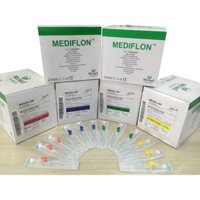 HỘP 100 CÂY KIM LUỒN TĨNH MẠCH KIM LUỒN CATHETER tiêm truyền tĩnh mạch MEDIFLON MEDIKIT ẤN ĐỘ các size