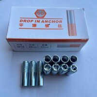 Hộp 100 chiếc Nở Đan, Bu lông nở đạn m6, m8, m10, m12