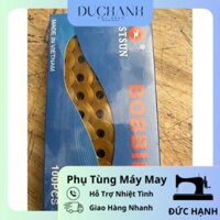Hộp 100 con suốt nhôm vàng sử dụng cho máy may 1 kim công nghiệp.