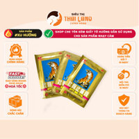 [Hộp 100 Gói] Miếng dán con cọp 5 chữ giảm đau [Mỗi gói 4 miếng] Thái Lan