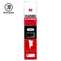 Hộp 100 lưỡi dao lam cạo râu Nhật Bản Feather - Double Edge Razors