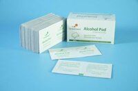 Hộp 100 miếng gạc tẩm cồn Greetmed Alcohol Pads bọc kín, vô trùng - Size 65mm x 30mm