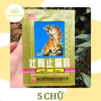 [HỘP 100 MIẾNG] Miếng cao dán Con cọp giảm đau Thái Lan 5 chữ