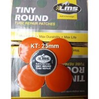 Hộp 100 miếng vá săm lốp ô tô, xe máy Tiny Round