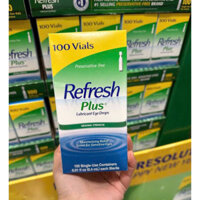Hộp 100 ống Refresh Plus của Mỹ