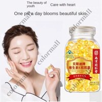 Hộp 100 Viên Nang Mềm Chứa Vitamin E Nanjing Tong Ren Tang Sử Dụng Bên Ngoài
