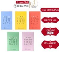 Hộp 10m Mặt nạ BE BALANCE MICRO FIBER MASK 3in1 Vải Vi Sợi Cao Cấp, cấp ẩm, phục hồi, chống lão hoá