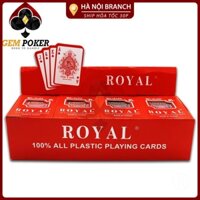 HỘP 12 BỘ BÀI TÂY NHỰA ROYAL ĐÀI LOAN CHÍNH HÃNG