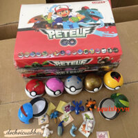 Hộp 12 Bóng Pokemon Đa Sắc sự so sánh Chứa Pokemon Bất Kỳ, Full Box - món quà giành cho mọi người Nhỏ