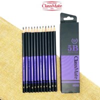 Hộp 12 Bút Chì Gỗ Fine Art 5B CLASSMATE Nét Bút Mịn, Dùng Làm Họa Cụ Vẽ Tranh Chuyên Nghiệp CL-PC905