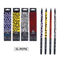 Hộp 12 Bút Chì Gỗ Skin Series CLASSMATE Nét Bút Mịn, Dùng Để Vẽ Tranh, Luyện Chữ CL-PC712