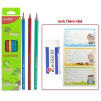 Hộp 12 bút chì HB Smartkids SK-083 - Tặng tẩy chì  nhãn vở TL