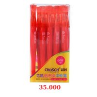 Hộp 12 bút CHOSCH kim cương CS-885 - Mực đỏ