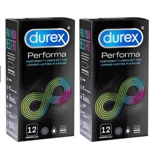 Hộp 12 cái bao cao su Durex Performa 52mm