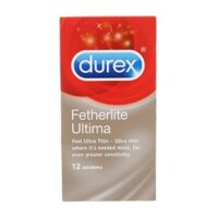 Hộp 12 cái bao cao su Durex Fetherlite Ultima 52 mm