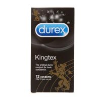 Hộp 12 cái bao cao su Durex Kingtex 49 mm
