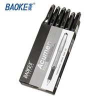 Hộp 12 cái Bút ký viết gel ngòi 0.7mm Acumen Baoke 1588 - 6 Xanh6 Đen