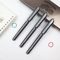 Hộp 12 cái Bút ký viết gel ngòi 0.7mm Acumen Baoke 1588 - Mực Xanh