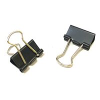 Hộp 12 Cái Kẹp Sắt 15mm Deli 9546 - Đen
