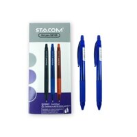 (Hộp 12 cây) Bút Bi Mực Gel Đầu Bấm Ngòi 0.7mm - GP105_C