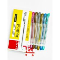Hộp 12 Cây Bút Gel My Metal D.A P&T Ngòi 0.7MM/Bút Nhũ Hàn Quốc Nhiều Màu, Dùng Trang Trí, Viết Thiệp Cưới, May Mặc