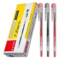 Hộp 12 cây bút viết gel nước D-A P&T 3-zero / bút zero 0.38mm (Sản xuất tại Hàn Quốc)