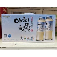 Hộp 12 chai nước gạo hàn quốc 180ml - 아침햇살