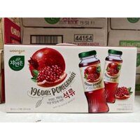 Hộp 12 chai nước lựu hàn quốc 180ml - 석류