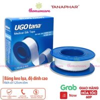 Hộp 12 cuộn băng dính cuộn vải lụa y tế UGOTANA kích thước 1,25cm x 4m – độ dính cao