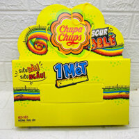 [HỘP 12 dây] Kẹo dẻo cầu vồng Sour Belt Chupa Chups dài 1 mét