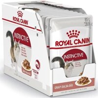 [Hộp 12 gói] Pate Royal Canin Instinctive Cho Mèo Trưởng Thành (Gravy, Jelly, Loaf)