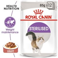 [Hộp 12 gói] Pate ROYAL CANIN STERILISED 85G - Pate Cho Mèo Triệt Sản Royal Canin