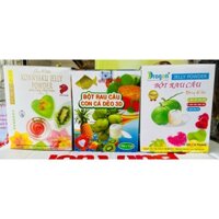 Hộp (12 gói x 10g) Bột rau câu dẻo trái dừa con cá Hiệp Long/Dragon Nguyễn Long/Konnyaku Thiên Ý