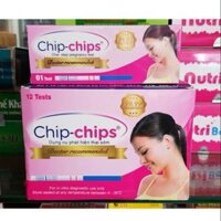 Hộp 12 que thử thai Chip-chips phát hiện thai sớm