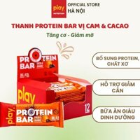 Hộp 12 thanh protein PLAY – Bánh protein bar ăn kiêng, giảm cân tăng cơ