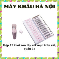 Hộp 12 thỏi son tẩy mực trên vải, son tẩy bẩn