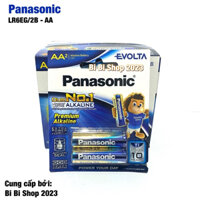Hộp 12 Vỉ Pin AA Panasonic Evolta Dung Lượng Cao LR6EG/2B 1,5V Made in ThaiLand