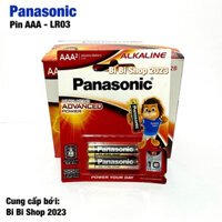 Hộp 12 Vỉ Pin AAA Panasonic Alkaline LR03T/2B 1 Vỉ 2 Viên Made in ThaiLand