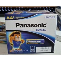 Hộp 12 vỉ pin kiềm AA Panasonic Evolta - LR6EG/2B vỉ 2 viên (Hàng Chính Hãng)