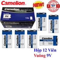 Hộp 12 Viên Pin vuông 9V Camelion Super Heavy Duty Battery - 6F22 (mẫu mới)