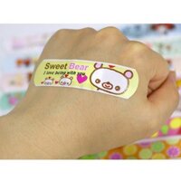 Hộp 120 Chiếc Băng Gâu Cá Nhân Dễ Thương Chống Nước Dính Chắc .