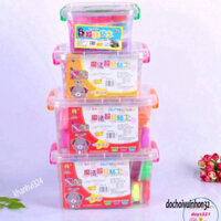 Hộp 12/24/36/48 đất sét nhật Soft Clay, vật tư làm butter slime - GUDETAMA squishy slam