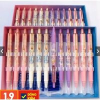 Hộp 12c bút máy bấm tẩy được Siêu Nhân 5006 ,tặng kèm mực xanh/đen/tím